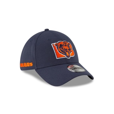 Chicago Bears Gorra | New Era NFL Logo Mix 39thirty Stretch Fit Cap Mexico - Azules